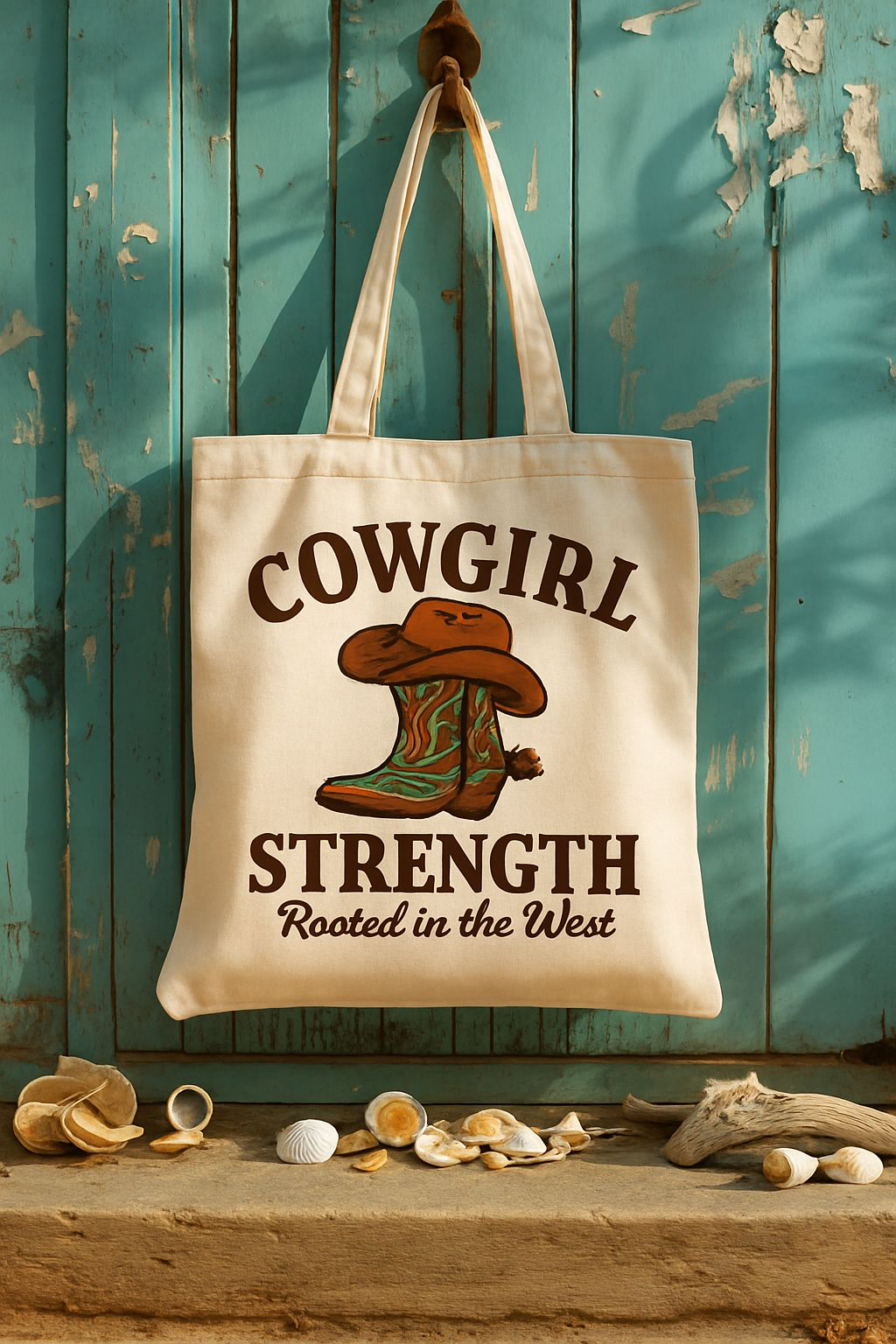 Cowgirl Strength Canvas Bag