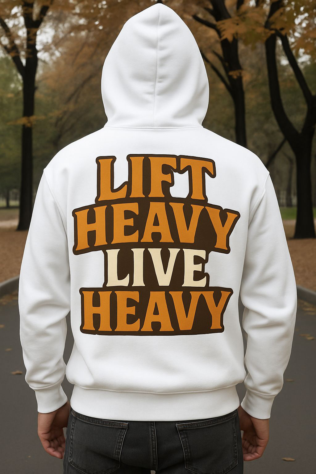 Lift Heavy Live Heavy Hoodie