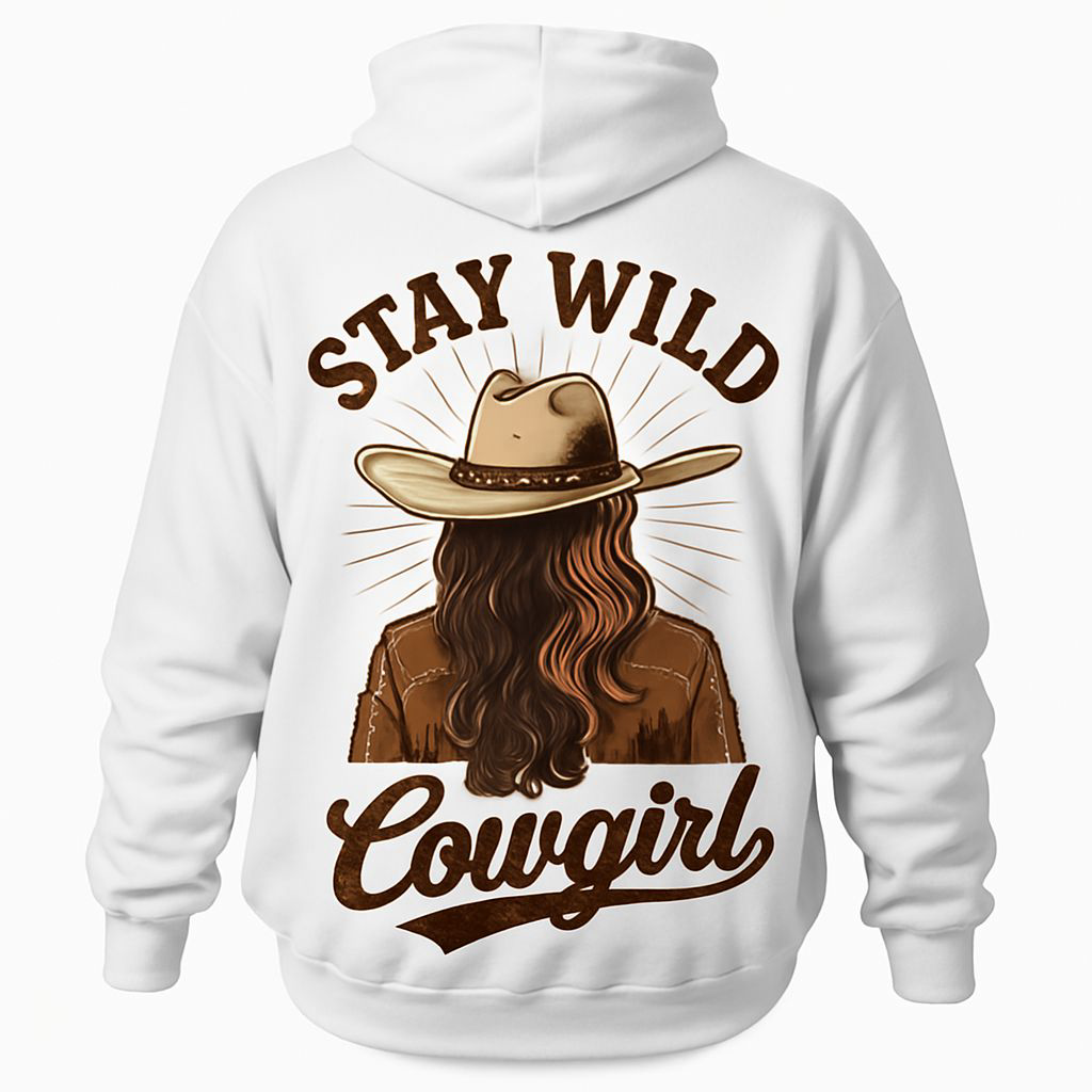 Stay Wild Cowgirl Hoodie