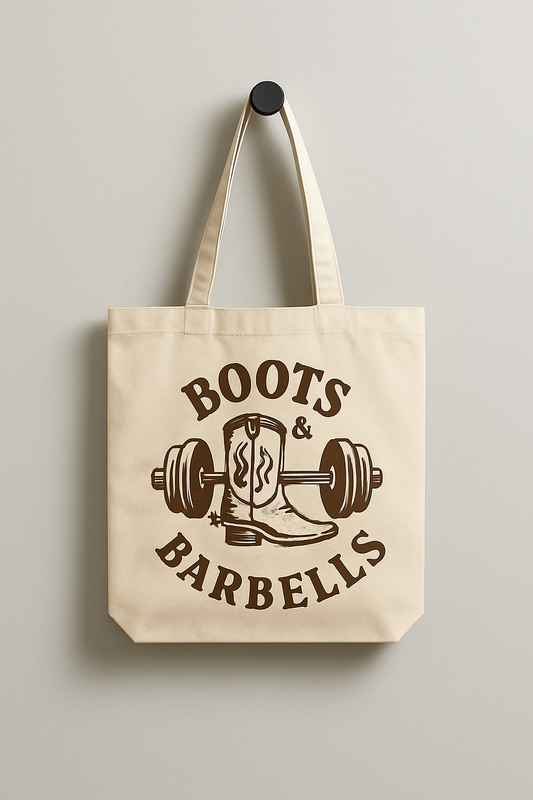 Boots&Barbells Canvas Bag